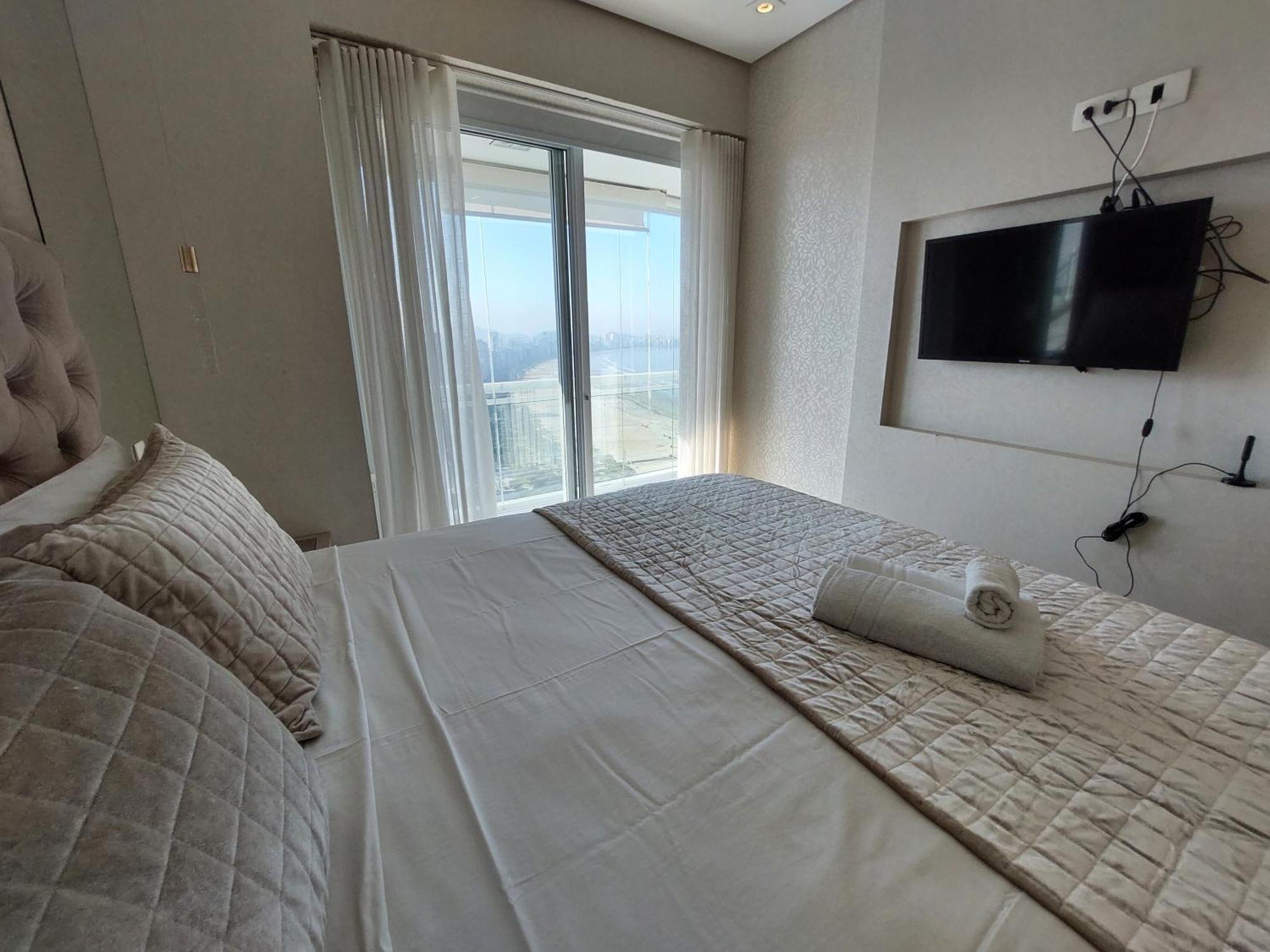 Book Santos - Unlimited 3202 - 2 Quartos Alto Padrao Vista Mar Exterior foto