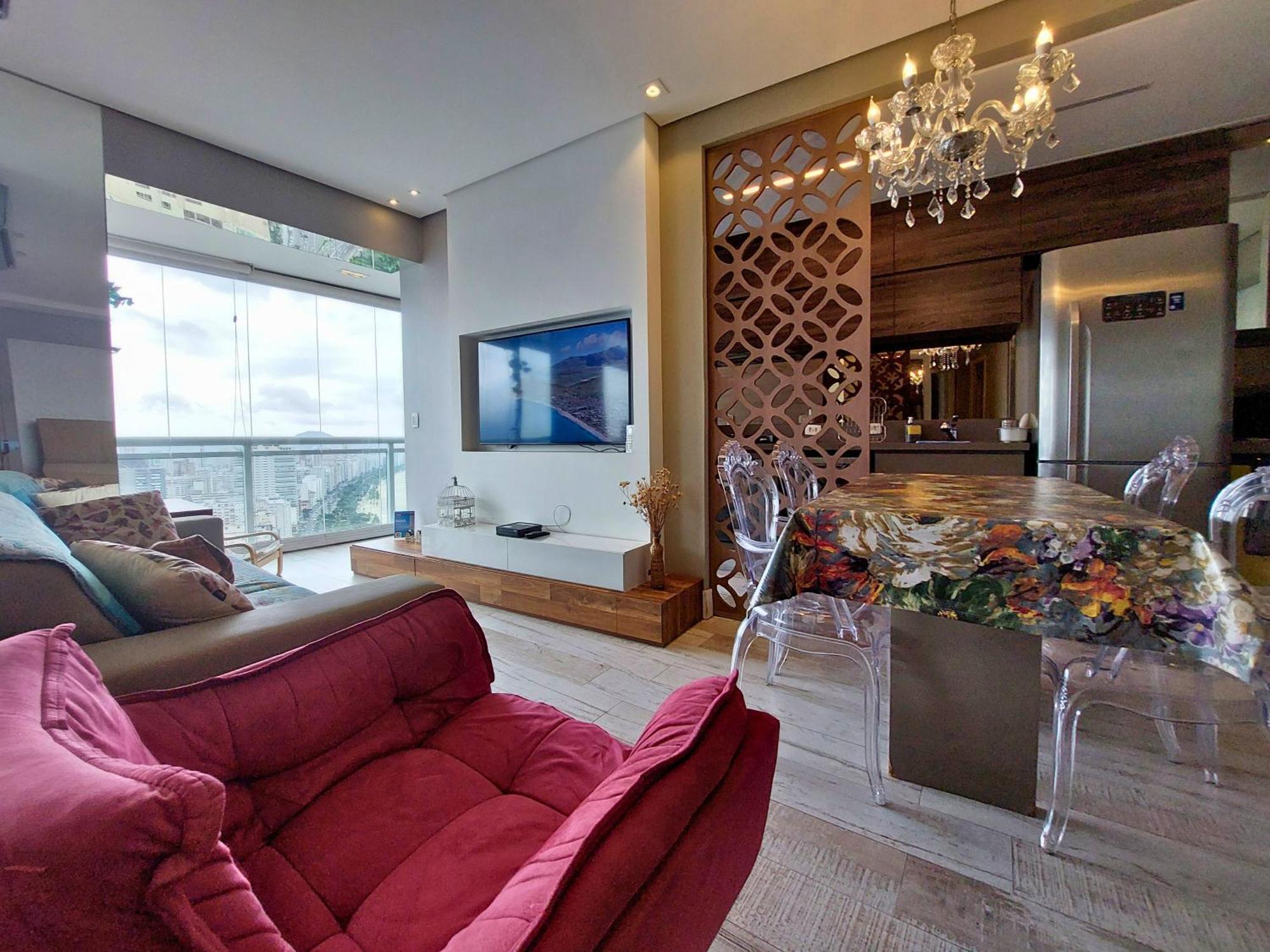 Book Santos - Unlimited 3202 - 2 Quartos Alto Padrao Vista Mar Exterior foto